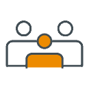 Icon showing group of people