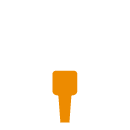 person at crossroads icon