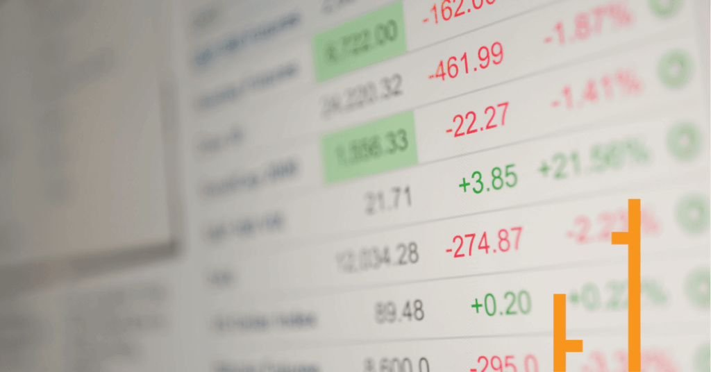 A image of a price screen showing multiple prices.